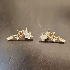 Gold Star Earrings